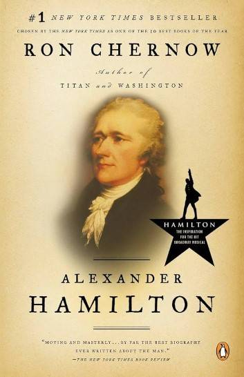 book titled Alexander Hamilton.